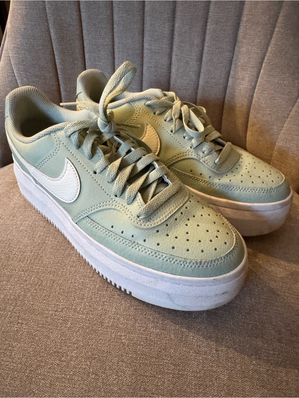 Nike Women’s Court Platform Sneakers - Seafoam